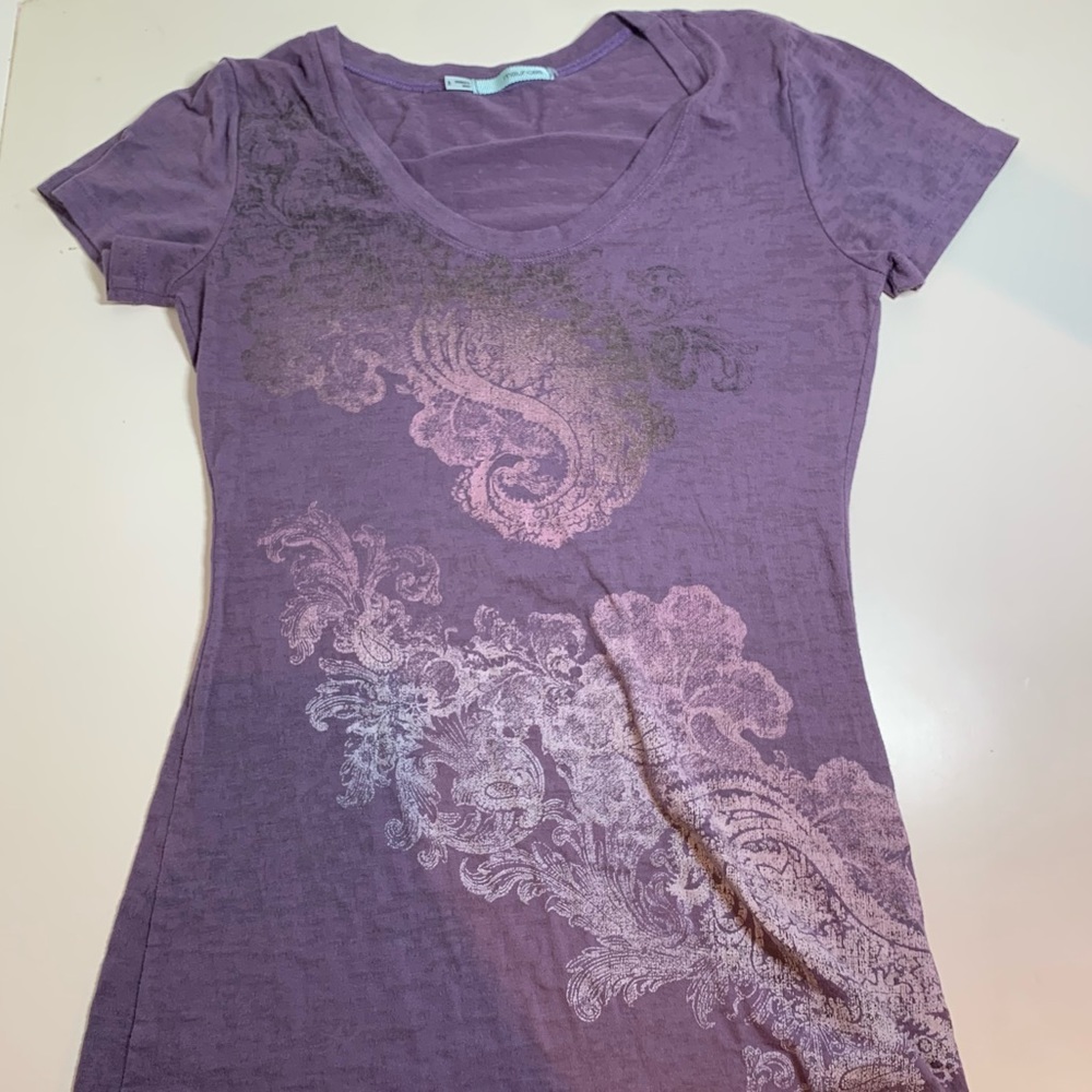 Maurices Lavender Tee W/ Design